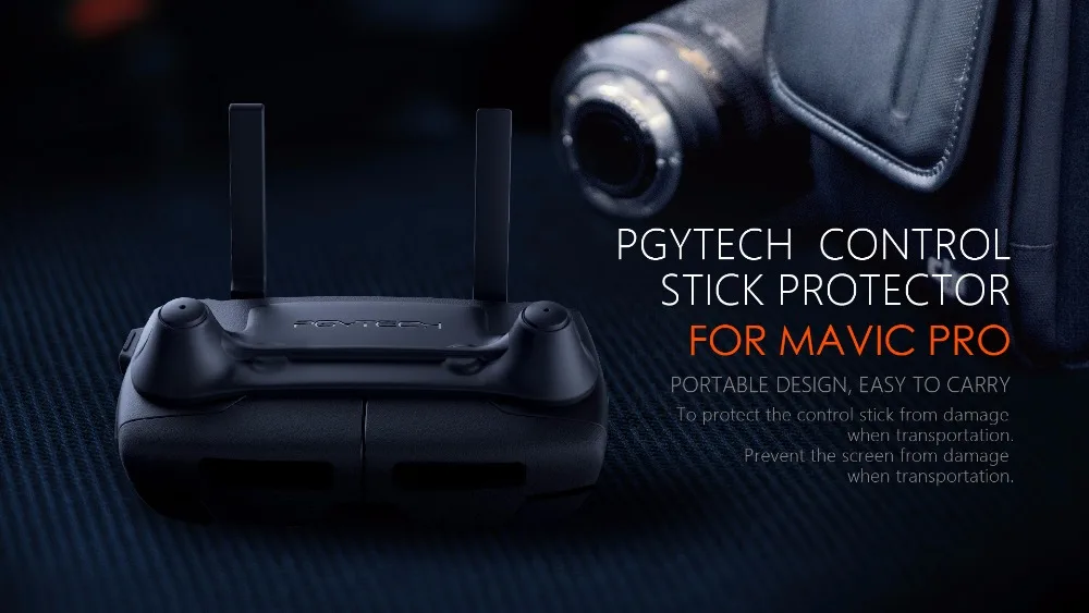 PGYTECH DJI Mavic Pro/Platinum шасси стояк держатель пропеллера пульт дистанционного управления палка для большого пальца Защитная крышка Дрон аксессуары