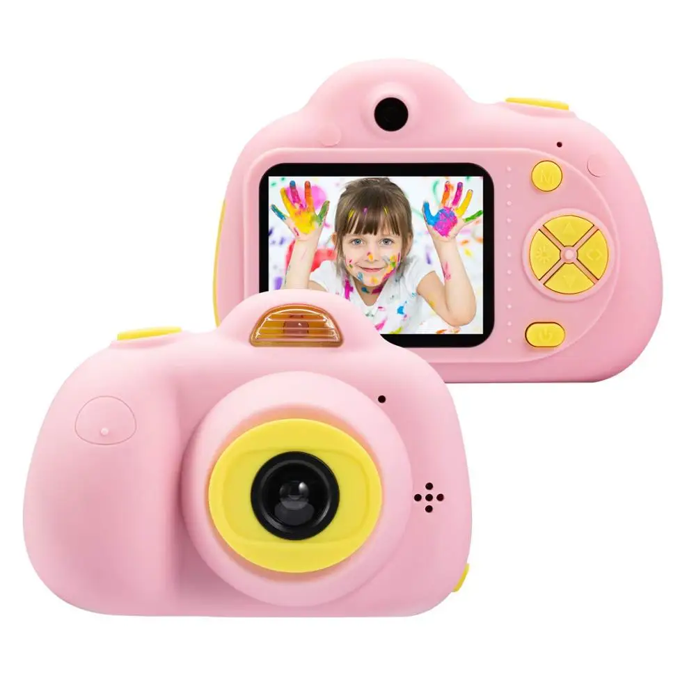 

Kids Camera Gifts for 4-8 Year Old Girls, Shockproof Cameras Great Gift Mini Child Camcorder for Little Girl with Soft Silicone