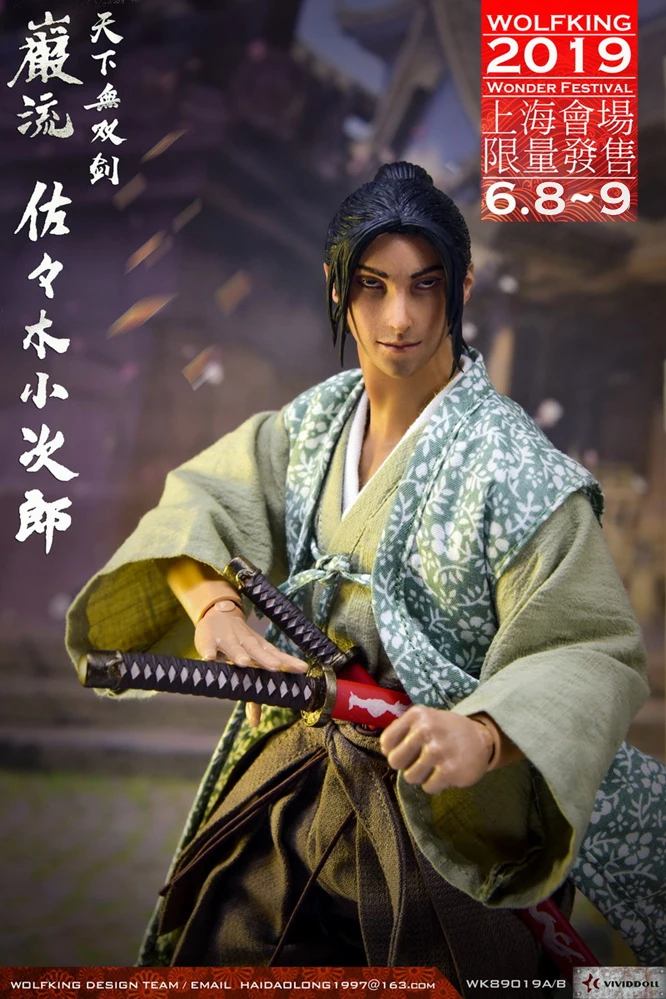 WOLFKING Wonder Festival 2019 японский Ронин Сасаки кохиро 1/6 фигурка стандартная версия|action