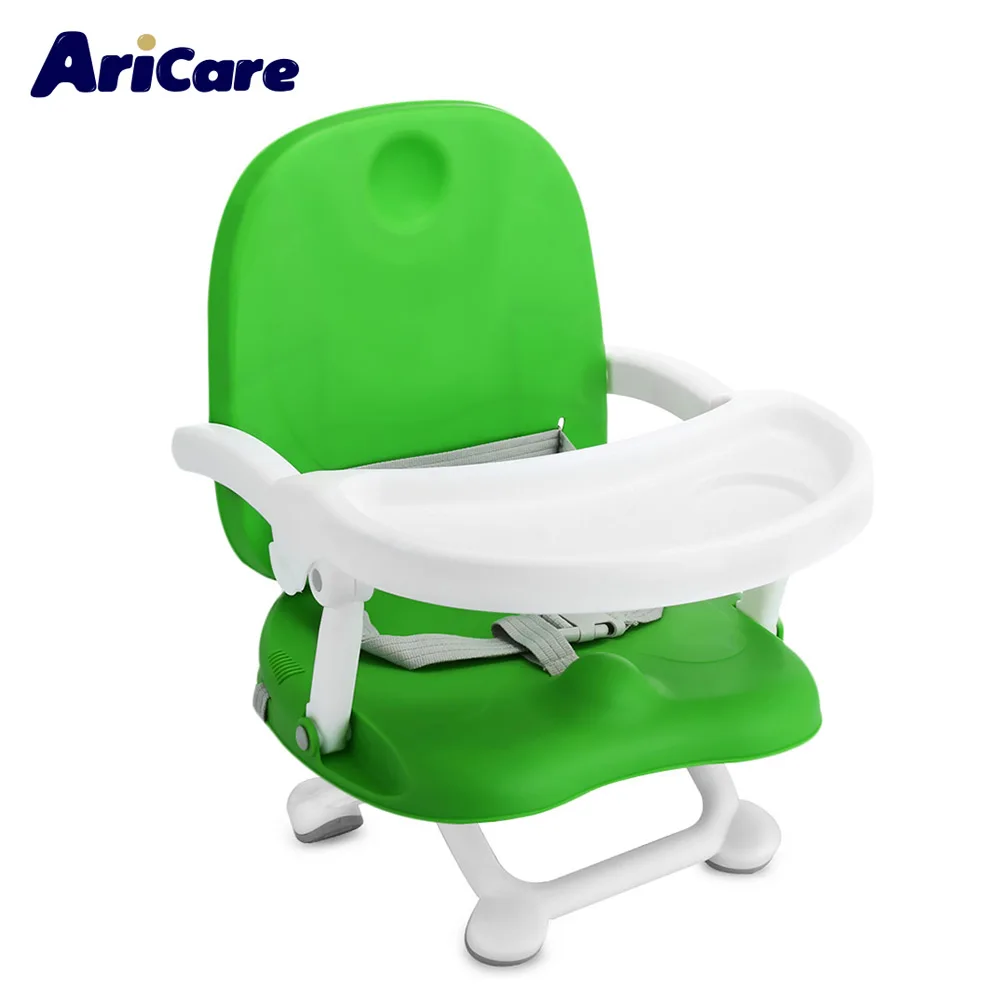 Aricare ACE1013 детское кресло-усилитель складной портативный съемный лоток детский усилитель безопасности детский стул для кормления сиденье - Цвет: Green