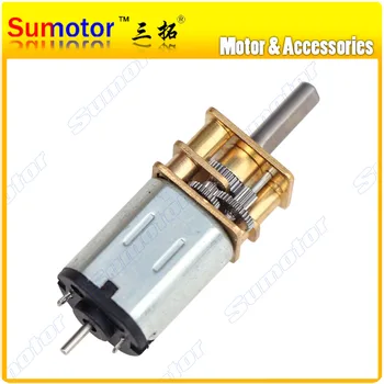 

12GA DC 3V 6V 12V Small Electric Metal Gear Motor tail shaft for encoder N20 RC smart car Robot model DIY engine Toys Door lock