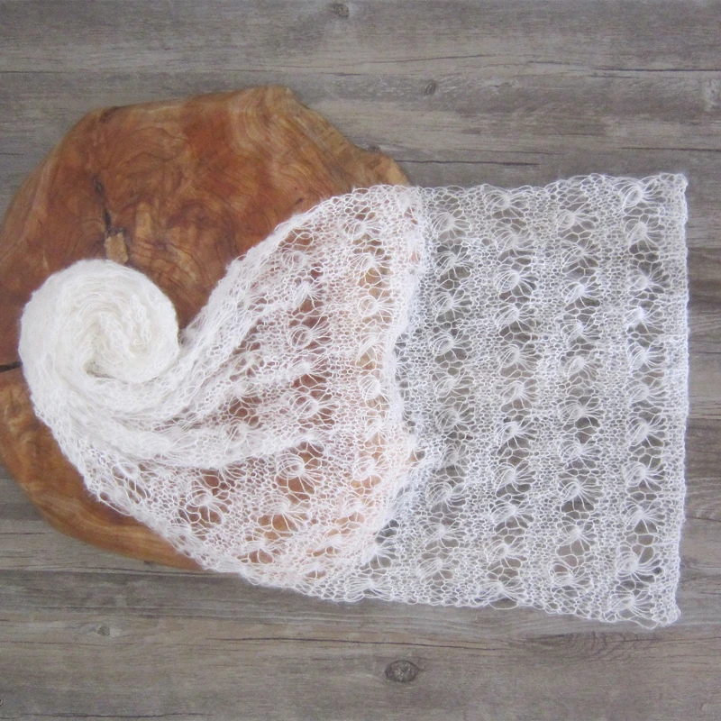 Newborn wrap photography props,baby knit mohair blanket photo props