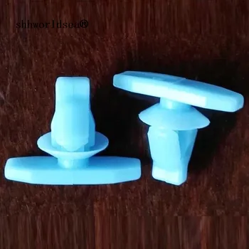 

shhworldsea POM Light Blue Door Weather-Strip Clip car plastic fastener clips auto retainer clips FOR HONDA 90651TP8003