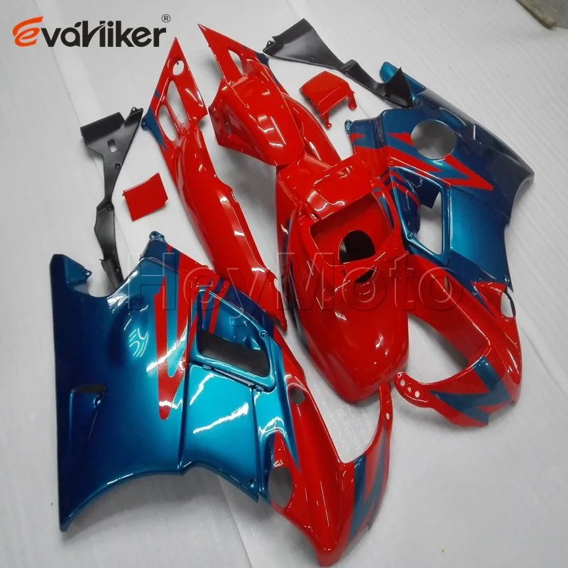 

Custom motorcycle cowl for CBR600 F2 1991 1992 1993 1994 Red CBR600 F2 91 92 93 94 blue ABS Plastic motorcycle fairing