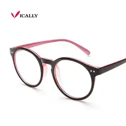 Круглые очки ретро рамки для мужчин женщин зрелище прозрачные очки Роскошные женские мужские Оптические