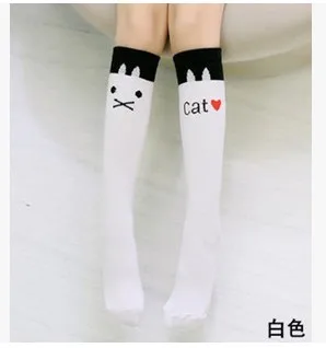 Носки для маленьких девочек; жаккардовые носки в полоску с тремя рычагами; ажурные носки с героями мультфильмов