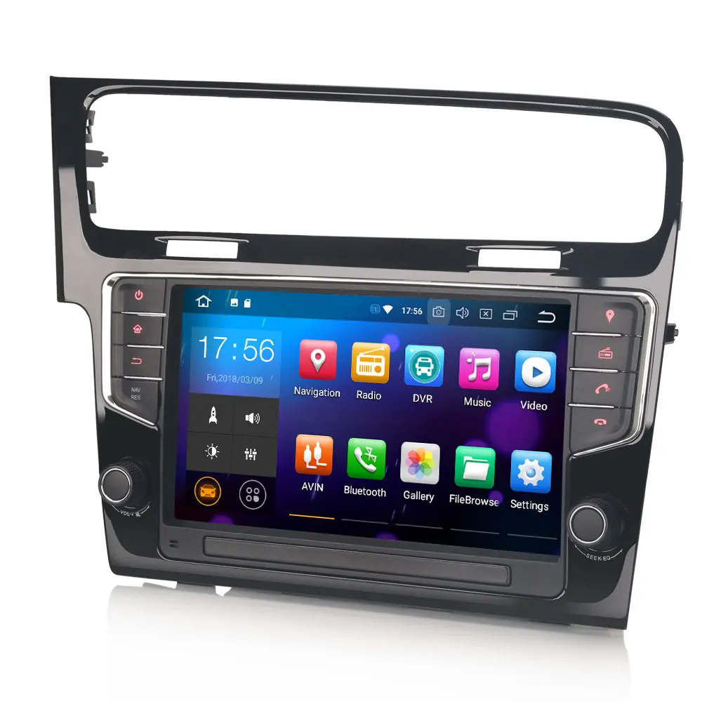 9 &quotAndroid 0 пирог OS автомобильный мультимидийный Навигатор Радио для Volkswagen Golf 7 2013