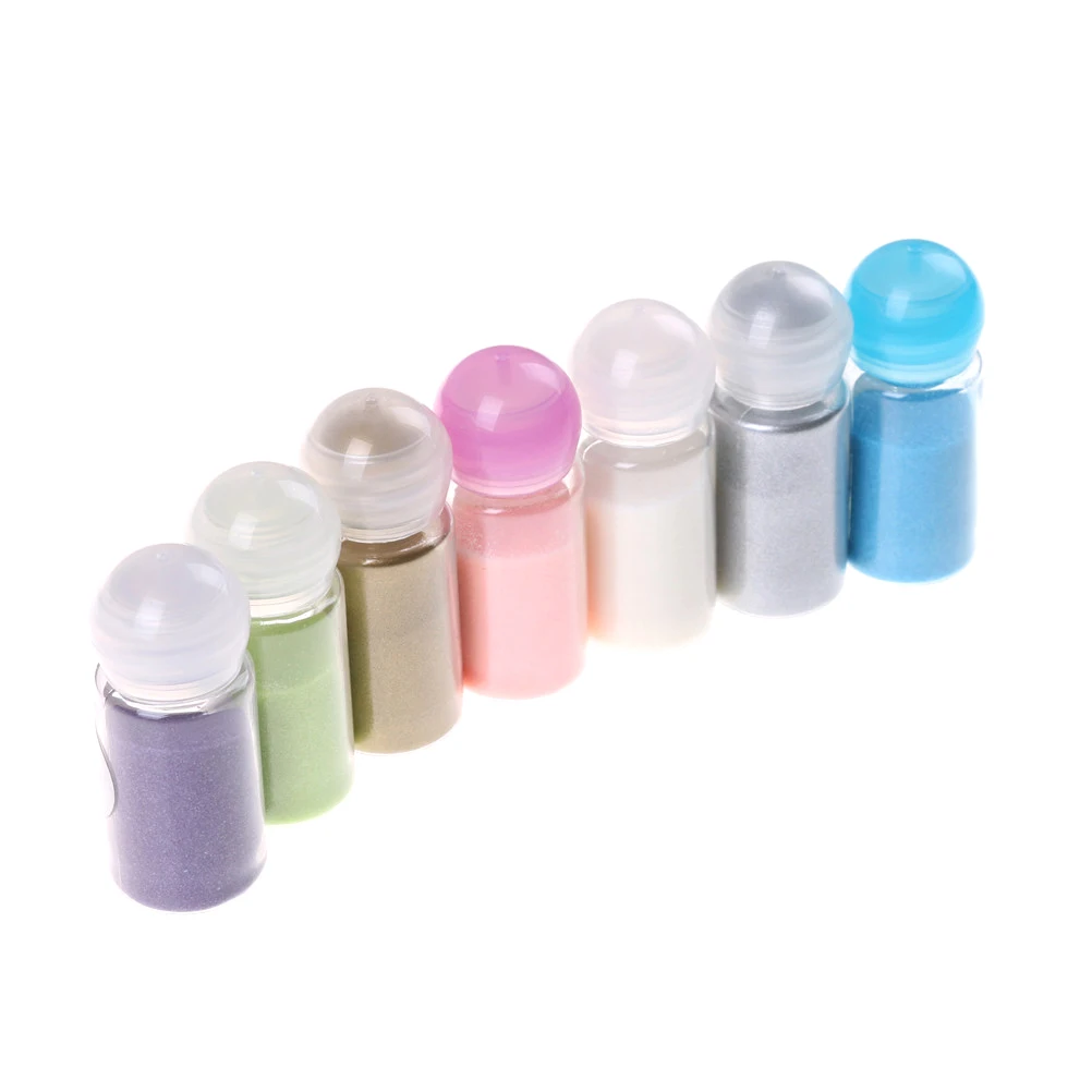 

10ML 3D Paper Solid Color Embossing Powder DIY Metallic Paint Rubber Stamp Scrapbooking Tools