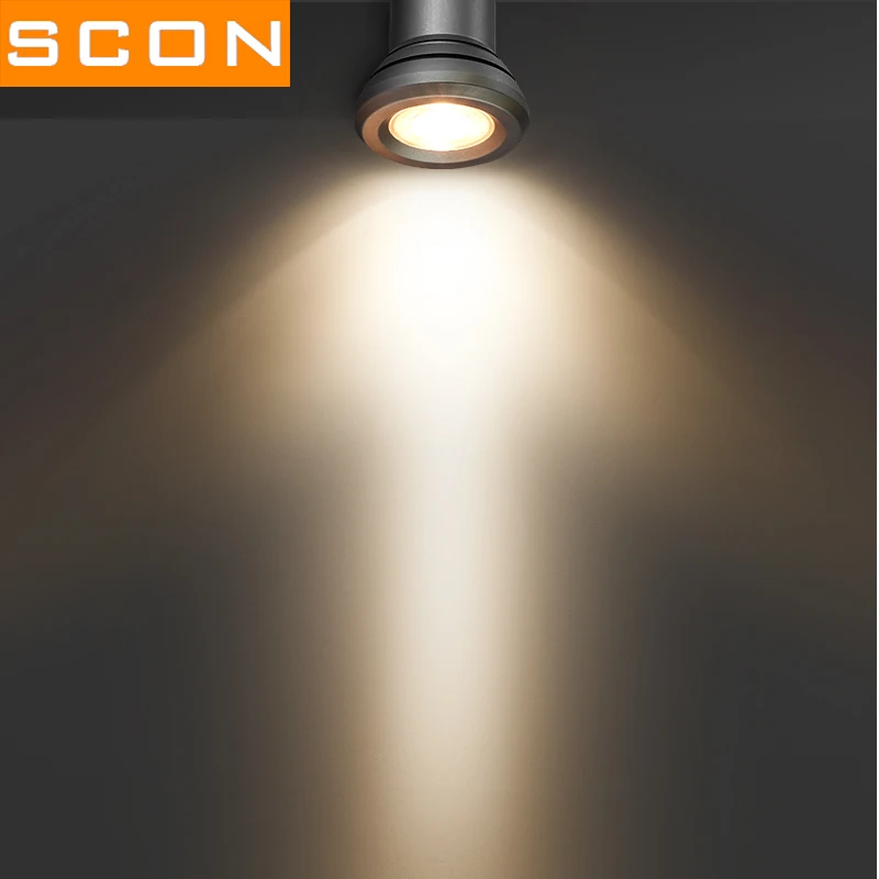 SCON 7W ресторане E27 светодиодный светильник лампы 2700k Точечный светильник для магазинов одежды птичья клетка Подвесная лампа лампочки Ra> 90 коммерческих светильник Инж