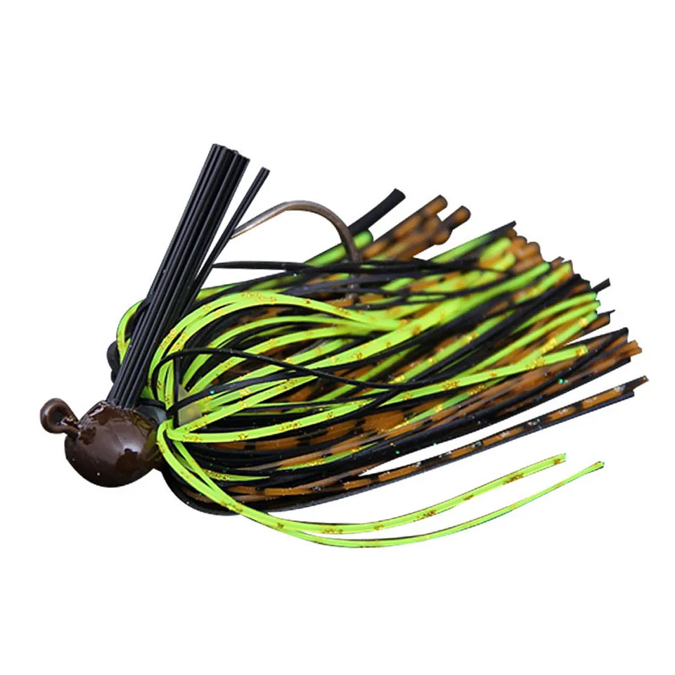 WALK FISH 1 шт. 7 г резиновый джиг Pesca Jig Head крючки Isca искусственный Спиннер приманка джиг приманка мягкий крючок под червя рыболовный крючок - Цвет: B