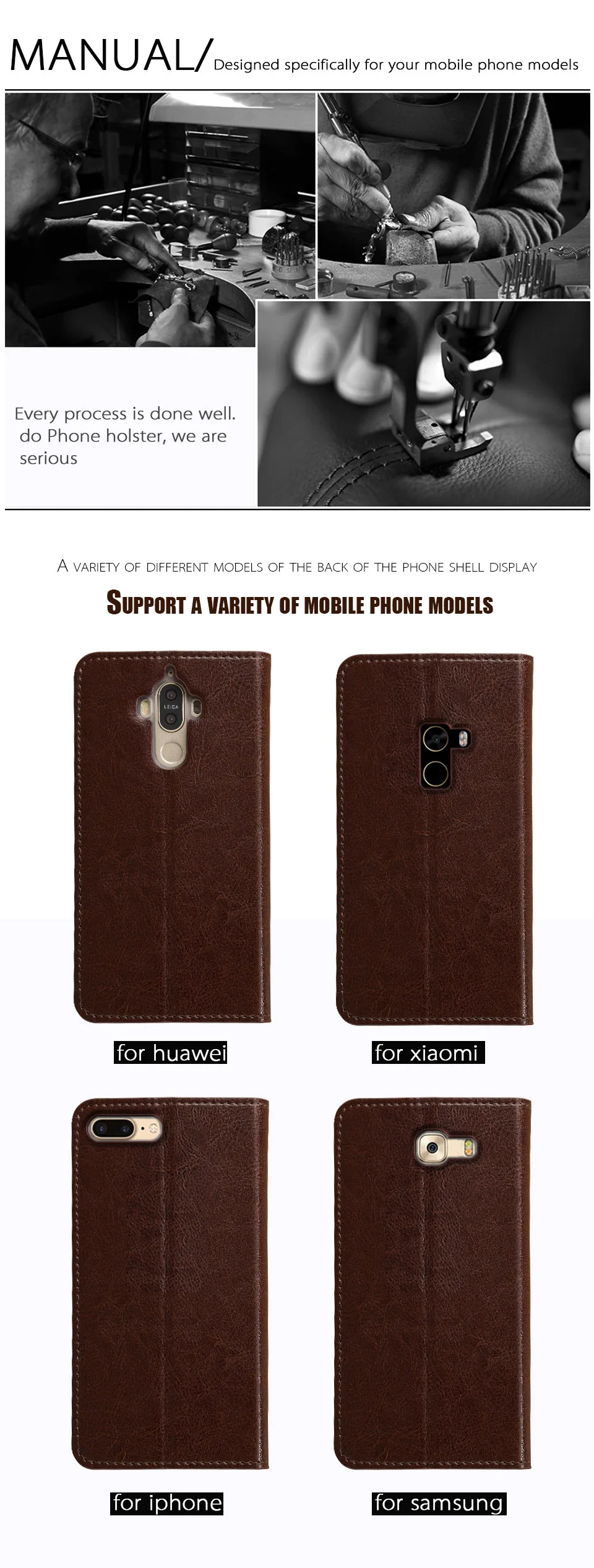 Óleo da Pele do Cartão Caixa do Telefone Feitas à Mão Wangcangli Virar Três Cera Flip Coldre Telefone Formeizu M5note Todas Personalizado 3 Telefonia e Comunicação