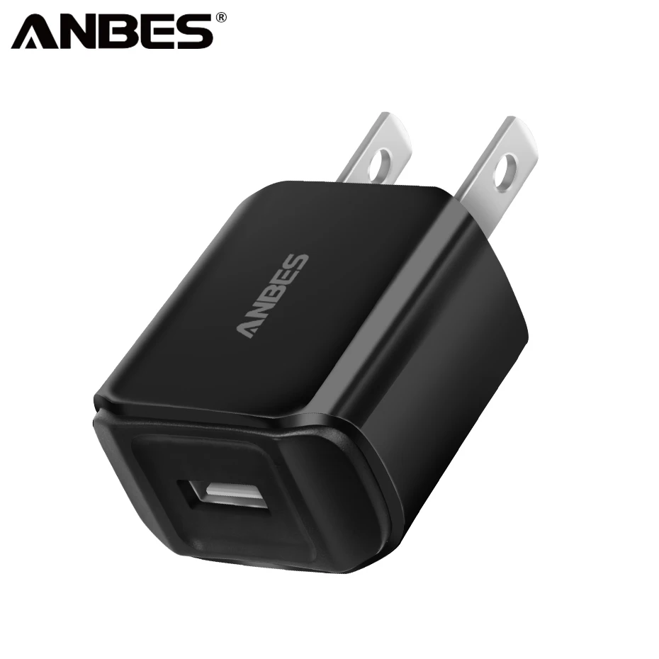ANBES Mini-USB Quick Charge 5 В 2A для Iphone 7 8 разъем мобильного телефона быстро Зарядное