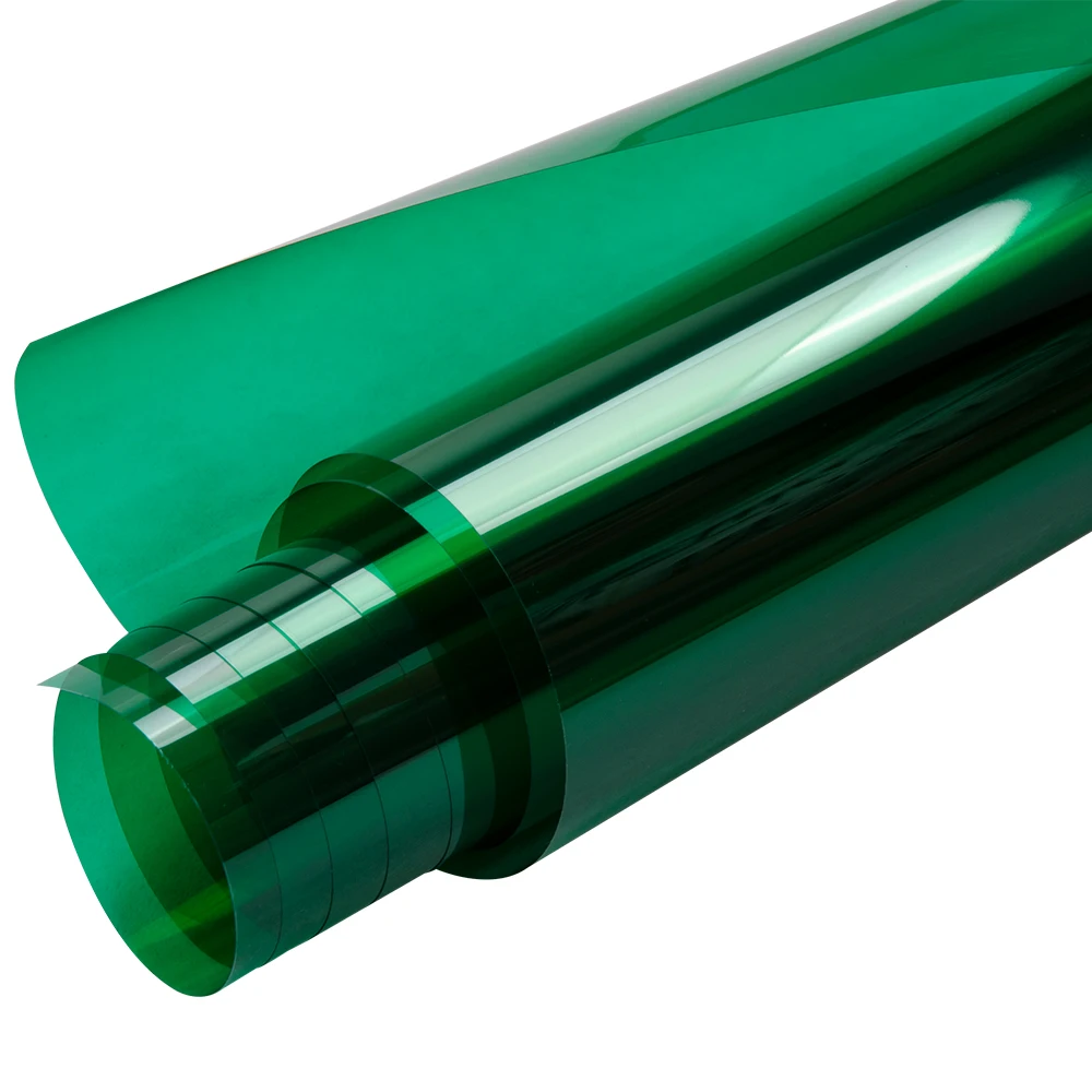 Sunice Green Color Window Film Clear Decoration Solar Tint Self Adhesive Home Office Building glass decor Film