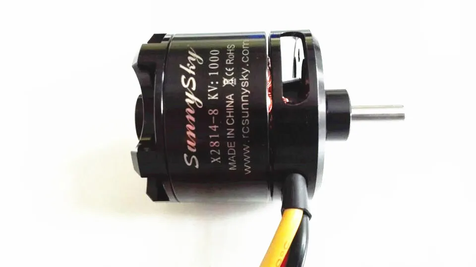 

SunnySky X2814 Series 900KV 1000KV 1100KV 1250KV 1450KV Outrunner External Rotor Brushless Motor