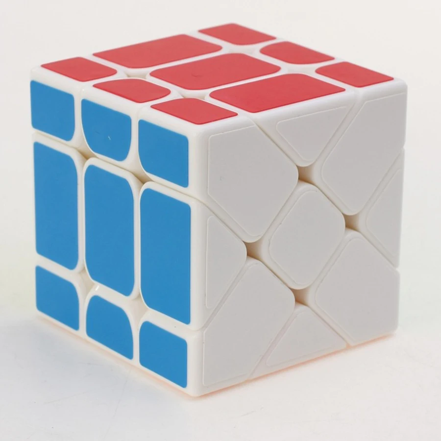 Yongjun Magic Cube YJ8318 3x3x3 Скорость куб странной формы край переключение наклейки в форме