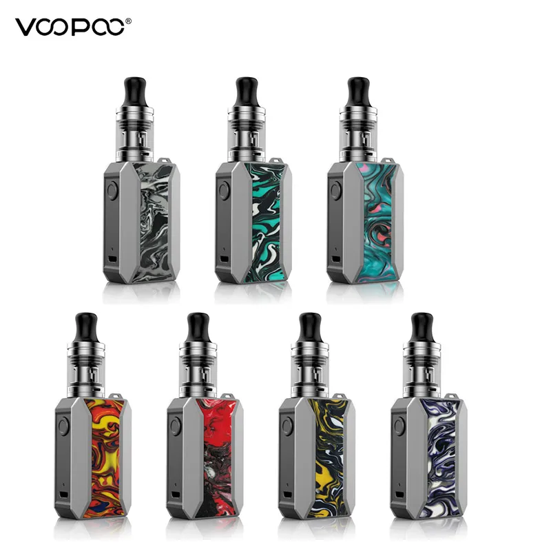 Оригинальный Voopoo перетащите Детский Комплект из трех предметов Встроенный 1500 мА/ч, Батарея 1,8 мл Ёмкость 18,5 мм Диаметр электронная сигарета