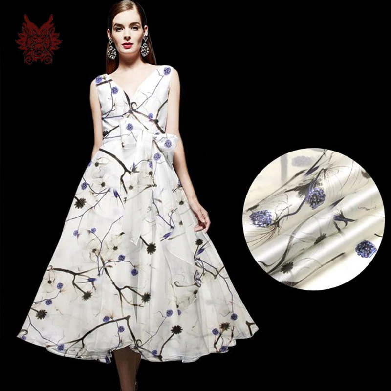 gown flower material styles