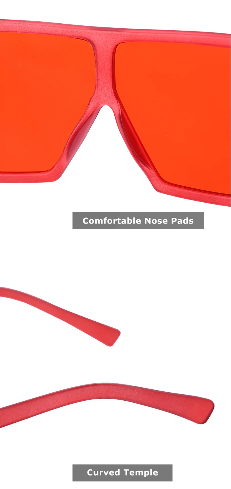 Негабаритные Квадратные Солнцезащитные очки женские новые роскошные брендовые модные плоские красные синие прозрачные стекла, винтажные мужские градиентные Оттенки UV400