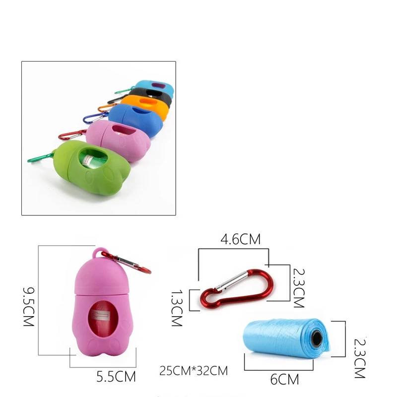 Дозатор для домашних собак, набор мешков для мусора, держатель для переноски кошек, животных, инструменты для уборки отходов