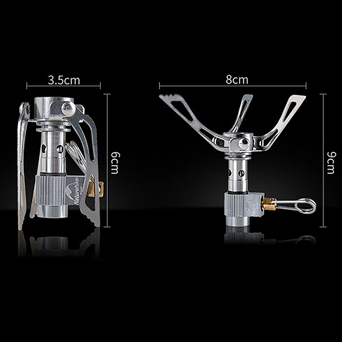 

Portable Titanium Metal Gas Stove Mini Lightweight Quenching Furnace Cooker Burner for Outdoor Camping Outdoor Stoves