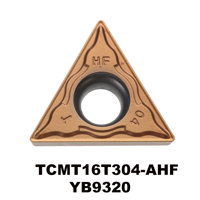 

Turning tools TCMT16T304-AHF YB9320 tungsten carbide turning insert for semi-finishing and finishing stainless steel TCMT16T304