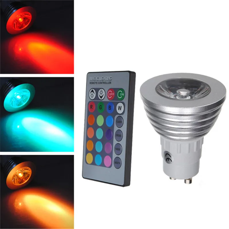 

Светодиодная лампа GU10 RGB 2 шт.