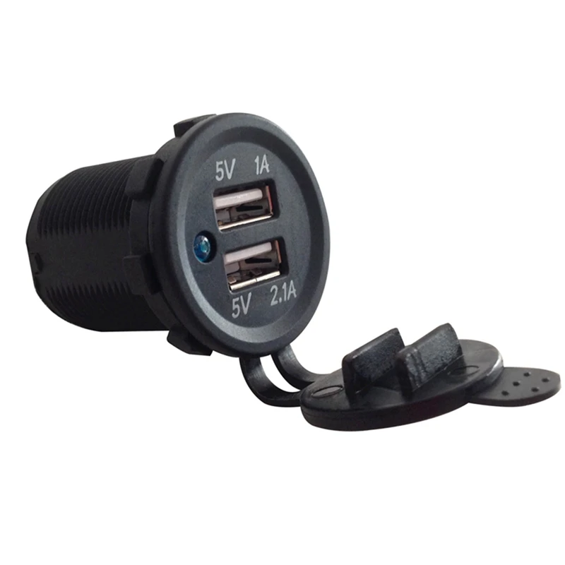 Waterproof Micro USB Car Charger Adapter Socket Plug Rocker Switch