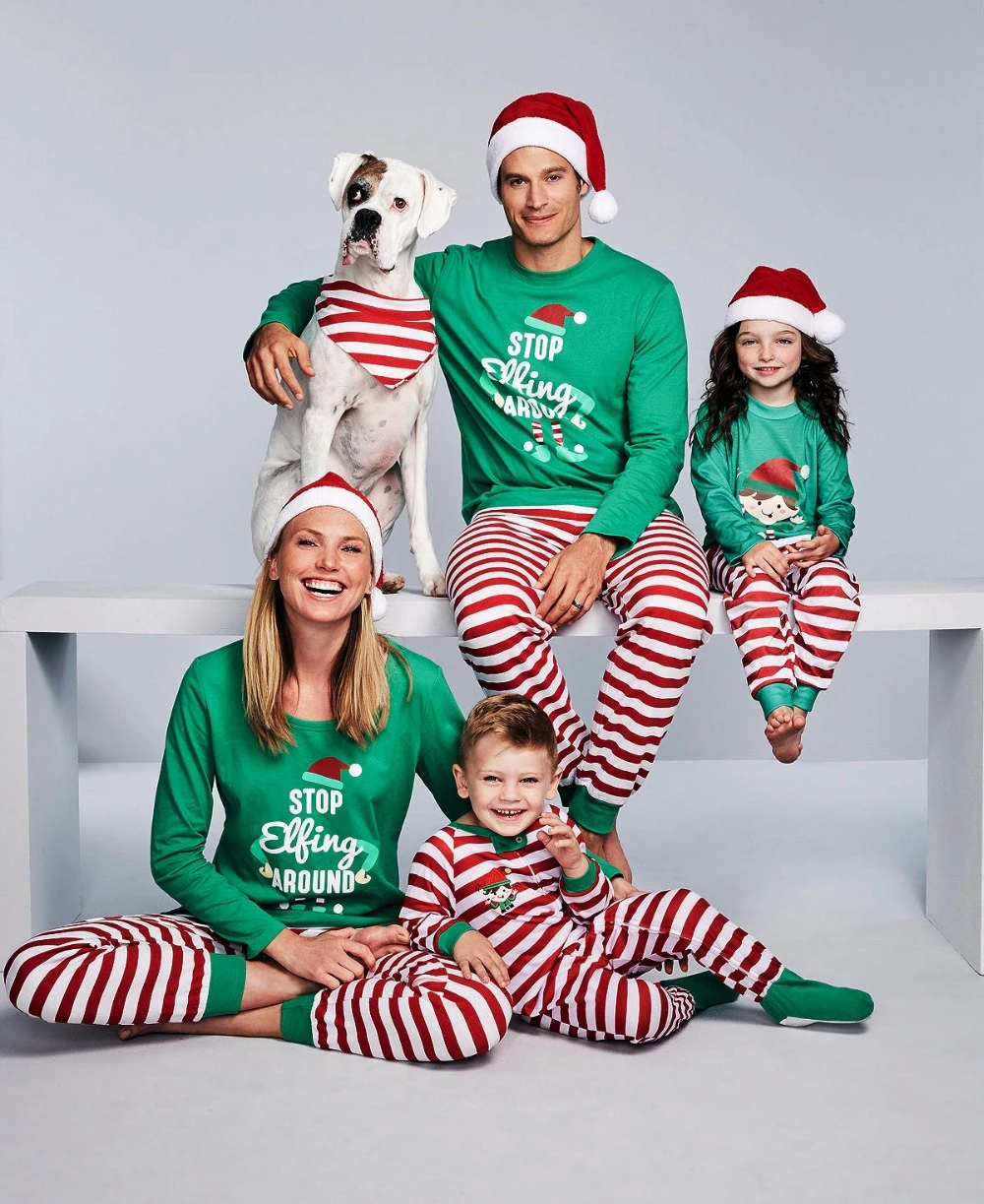 Pijamas para familia de navidad Clearance