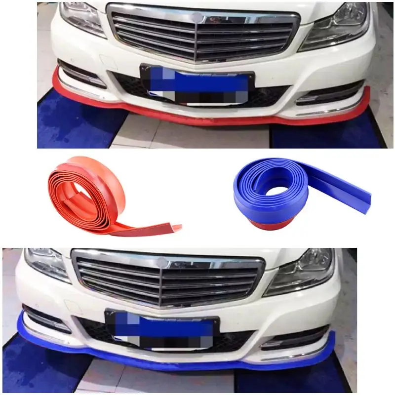 Buy 2.5M Car Protector Front Bumper Lip Splitter PU Soft Front Bumper