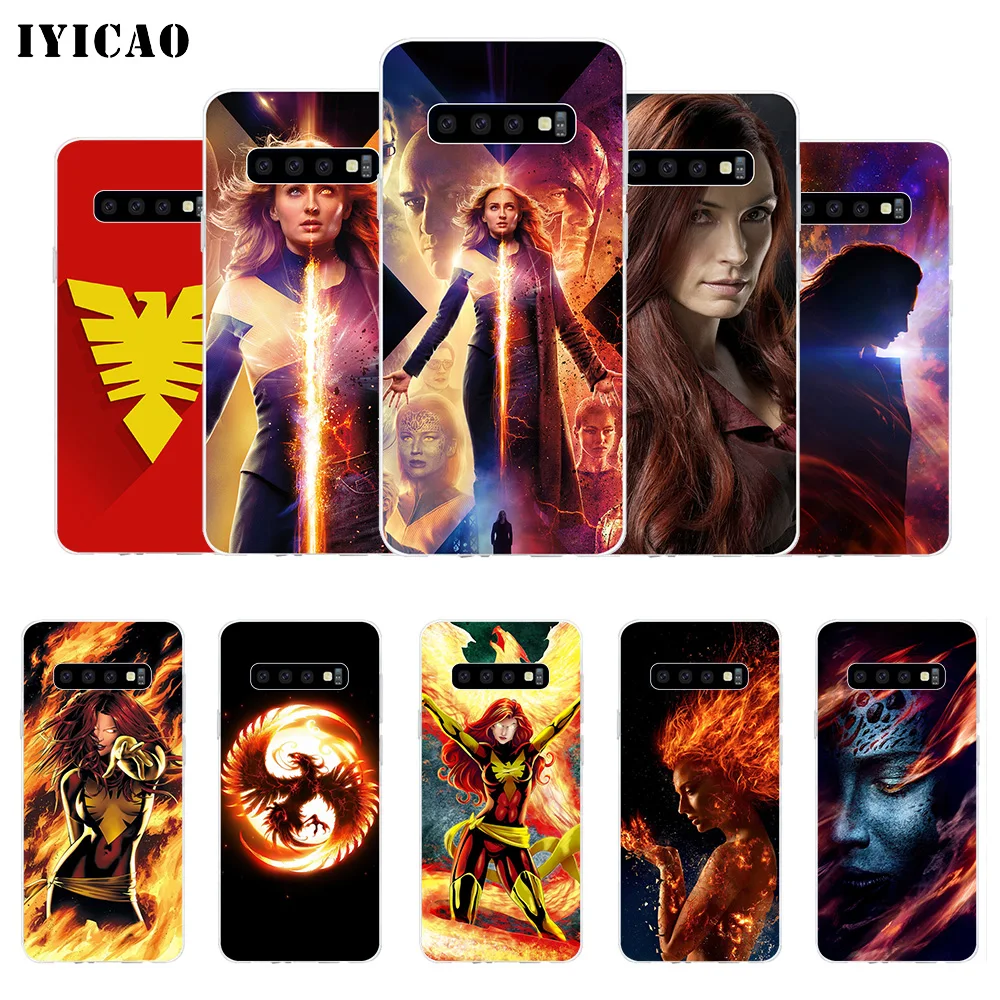 IYICAO X-Men Dark Phoenix movie Soft Silicone Phone Case for Samsung Galaxy S10e S10 S9 S8 Plus S7 Edge TPU Cover | Мобильные
