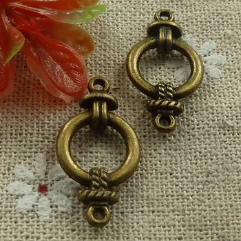 

180 pieces bronze plated nice connectors 25x13mm #1067