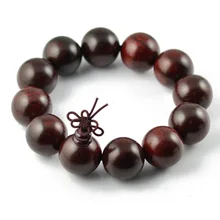 Fashion Trendy Authentic Natural Rosewood Bracelet Women Men Jewelry Round Buddha Beads Bracelets .YZ07