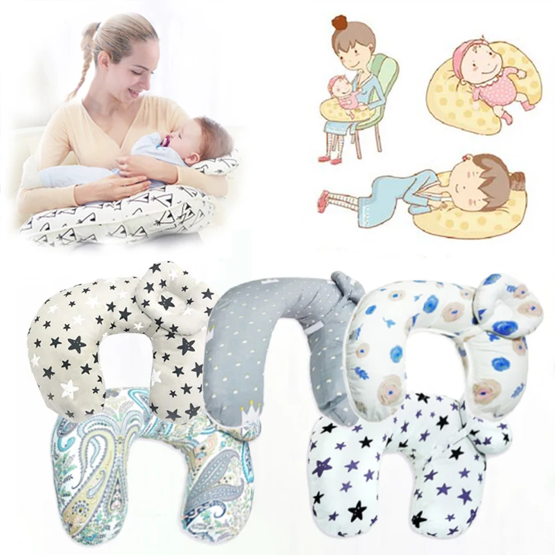 

2Pcs Maternity Baby Breastfeeding Pillow Baby Multifunction Nursing Pillow Infant Cuddle Newbron Cotton Feeding Waist Cushion