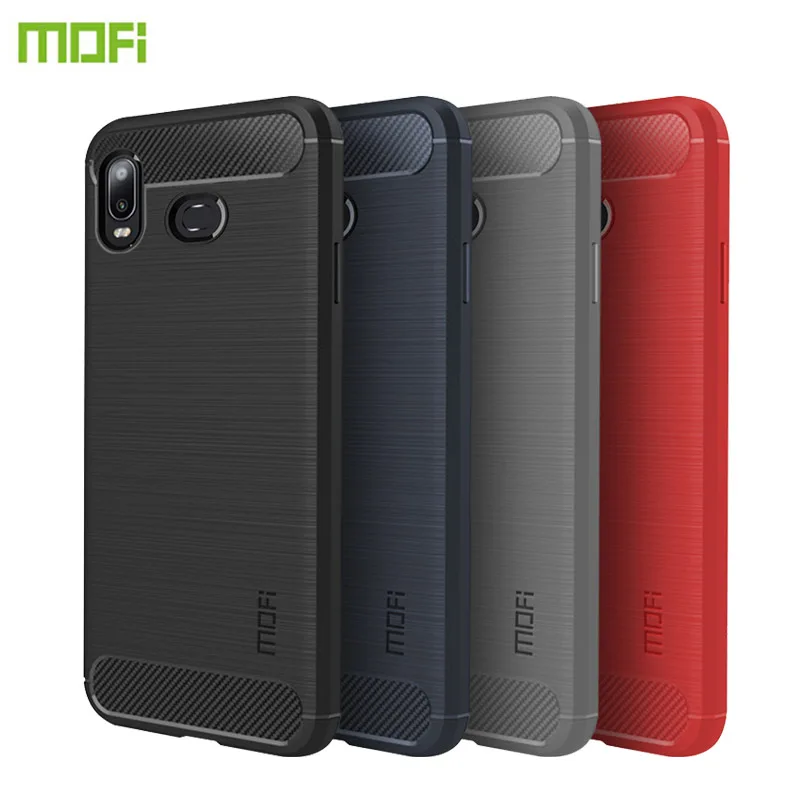 

MOFi For Samsung Galaxy A6S Case Cover Luxury Soft Fiber TPU Silicone Phone Cases Back Cover For Samsung Galaxy A6s SM-G6200