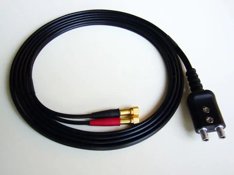 

Cable for flaw detector, Equality LEMO-00 Dual Plug to 2Microdot Krautkramer