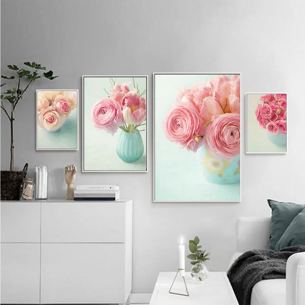 Flower Home Decorative Wall Art Canvas Painting HD Floral ...