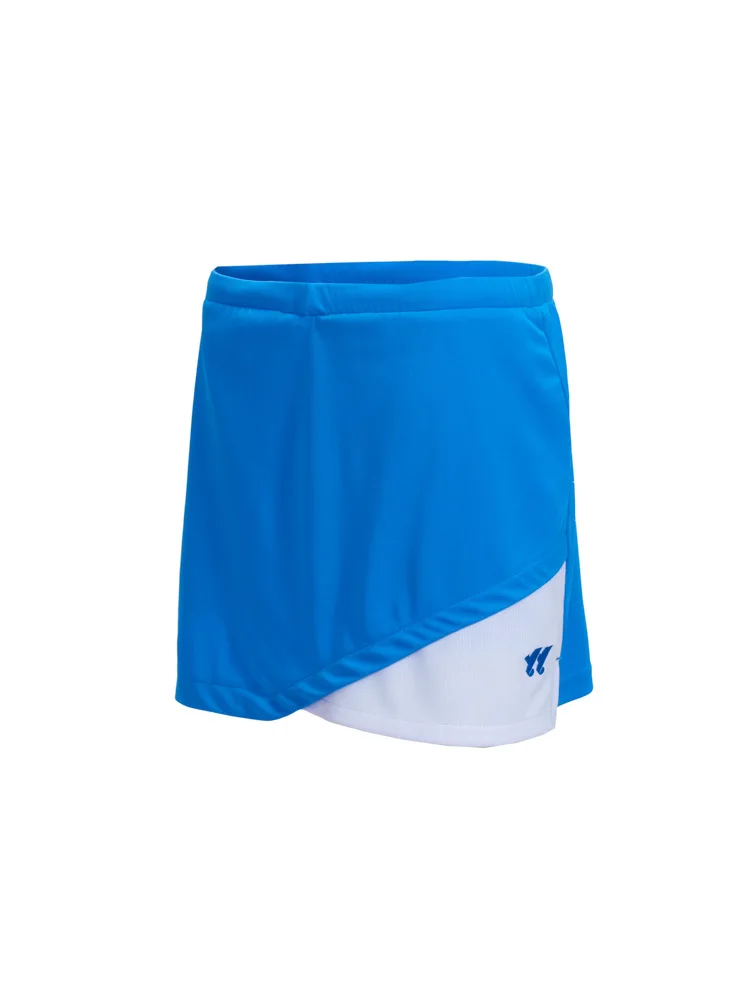 Бадминтон юбка, быстросохнущая Женские Теннисные сарафаны теннисная юбка спорт, теннис юбка девушки, настольный теннис одежда zumaba Топы женские - Цвет: Blue skirt