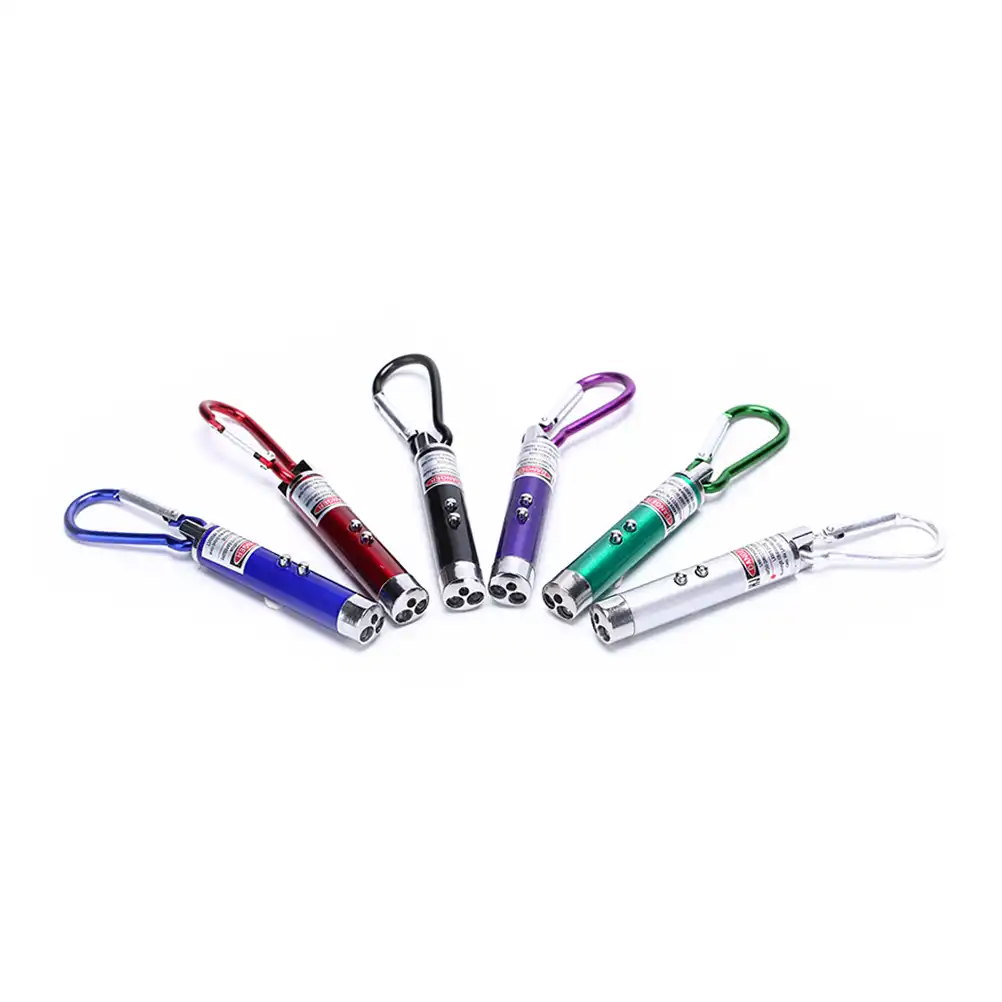 3 In 1 Red Laser Pointer Pen Flashlight Counterfeit Money Detector Climb Hook ßß
