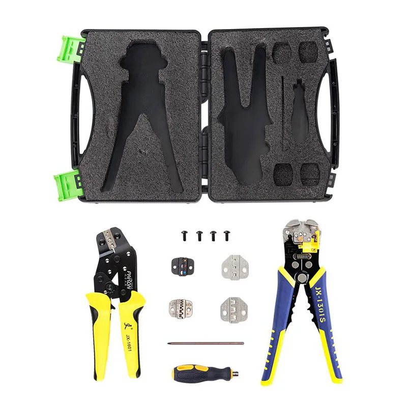 

Terminal Crimping Pliers Wire Crimpers Engineering Ratcheting Wire Strippers +Cord End Terminal Multitool Hand Tools