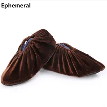 Non-Slip обувь обложки Высокого качества Домой зимние галоши для Взрослых и детей моющиеся обувь карман сумки 1 пар для завода