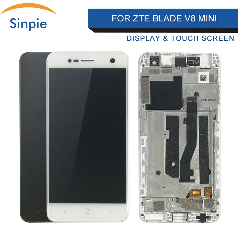 Sinpie 100%Tested Working 5.2 inch For ZTE Blade V8 Mini LCD Display Touch Screen Digitizer With Frame Spare Parts Free Tools | Мобильные