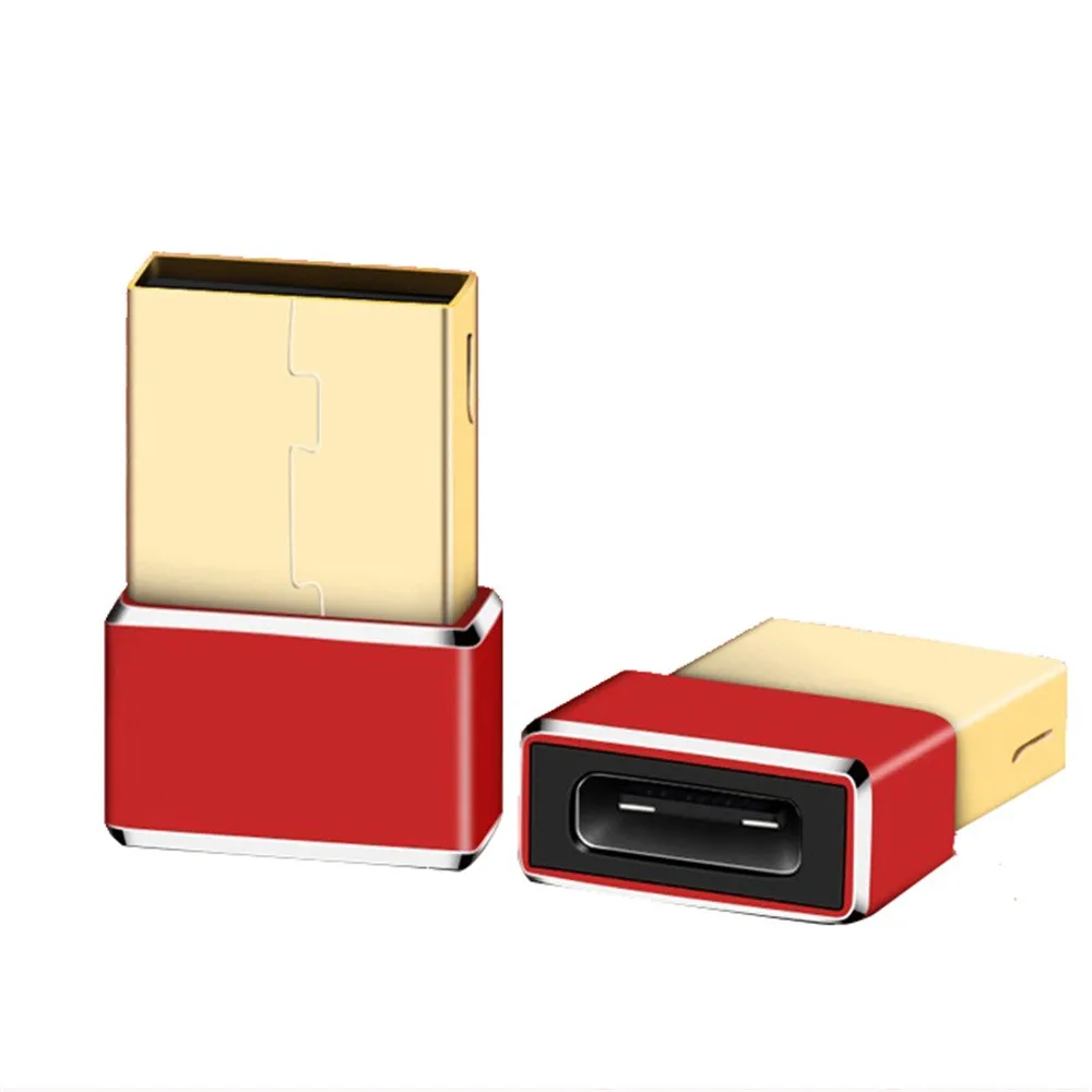 Красный USB 3,0 type-A Male-USB3.1 type-C Женский адаптер переходника разъема usb-удлинитель для смартфонов с кабелем type-C - Цвет: Красный
