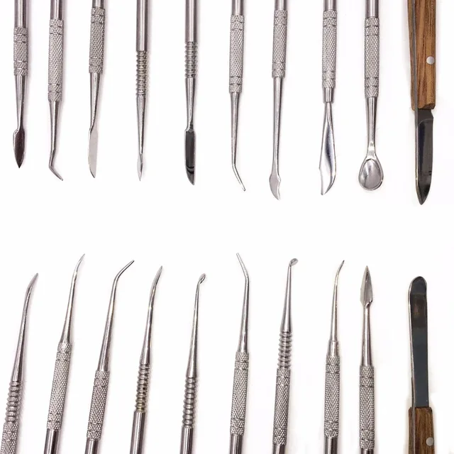 10 Buah Laboratorium Gigi Peralatan Lilin Ukiran Alat Set Mengukir Tanah Liat Patung Tembikar Pisau Alat Bedah Dokter Gigi Patung Pisau Alat Tool Set Carving Tool Settool Blade Aliexpress