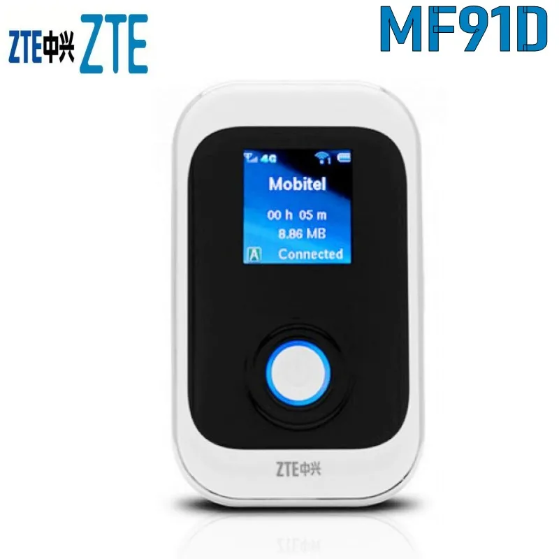 Разблокированный zte MF91 D Карманный wifi-роутер 4G LTE 42 Мбит/с скорость