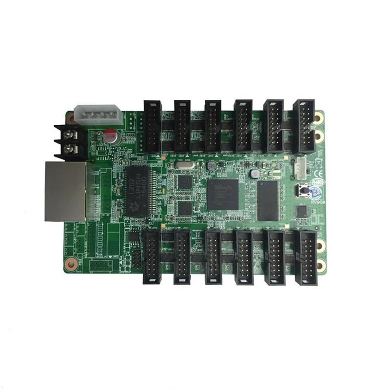

2Pcs Linsn RV908 LED Display control system Receiving Card Support Static, 1/2, 1/4, 1/8, 1/16, 1/32 Scan (RV908M32)