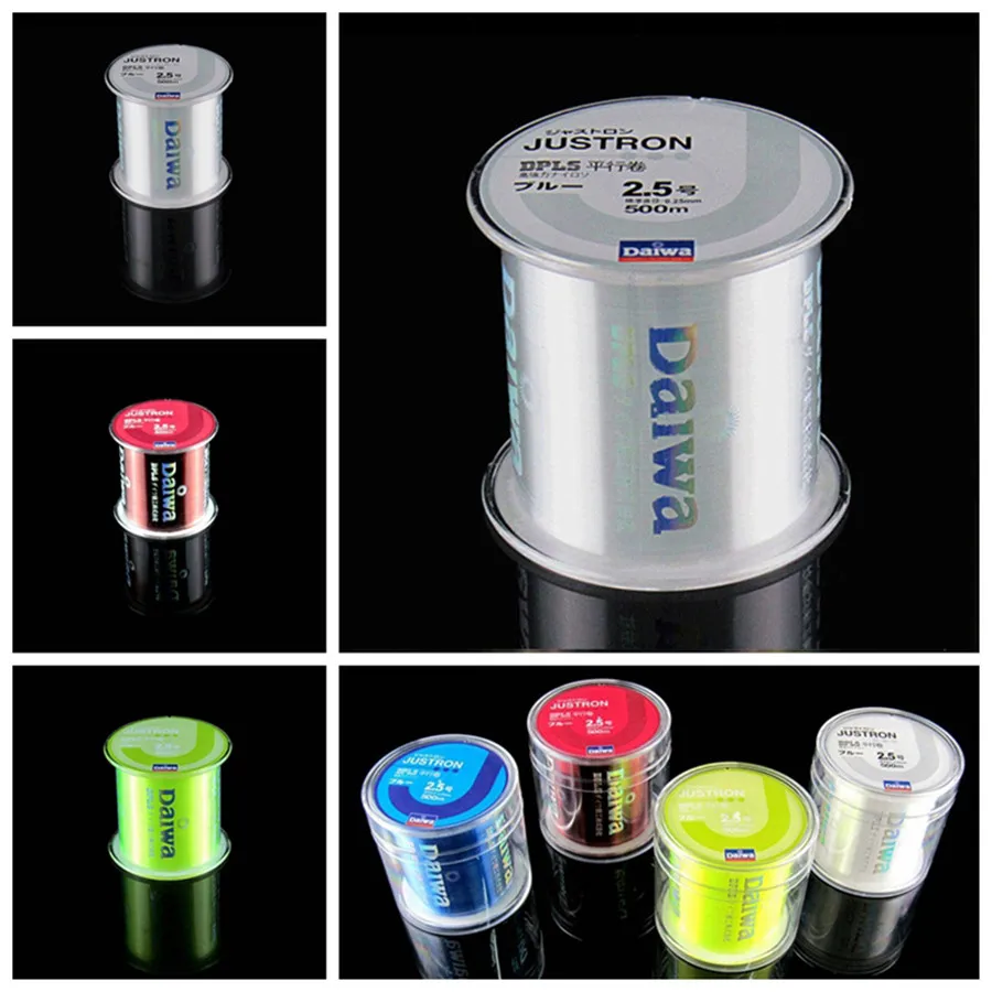 Hot Sell ! High Quality Strong 500M Nylon Fishing Line Carbon Fiber Nylon Sink Fish Lines Not Braided Multifilament Fluorocarbon