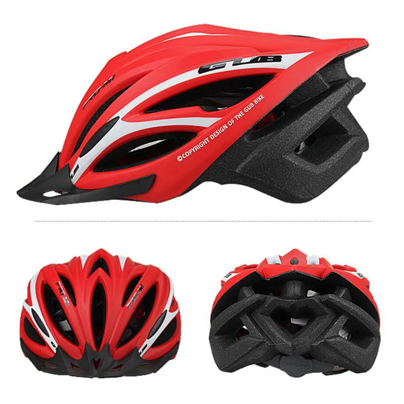GUB M1 MTB дорожный велосипед, шлем для велоспорта, ультра-лёгкий, цельноформованный, велосипедный шлем для безопасного Кепки Для мужчин Для женщин 21 Air Vents, велосипедные шлемы, велосипедные шлемы - Цвет: Red White