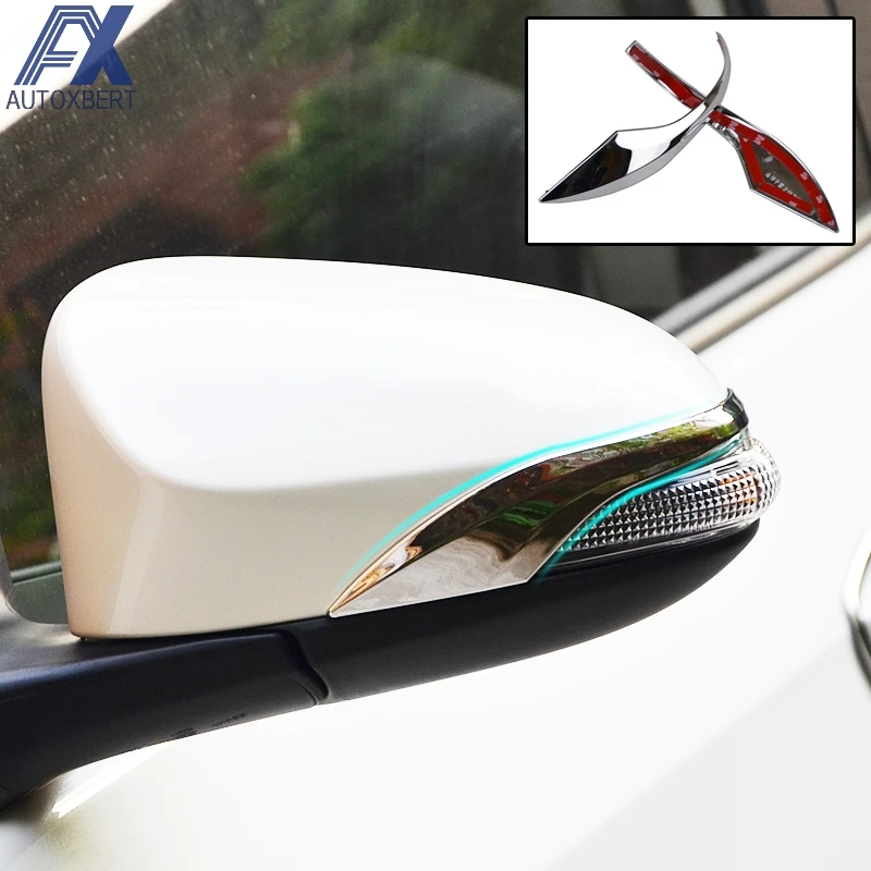 

AX For Toyota Corolla Altis e170 Chrome Side Door Rear View Mirror Cover 2014 2015 2016 2017 Trim Garnish Molding Overlay Strip