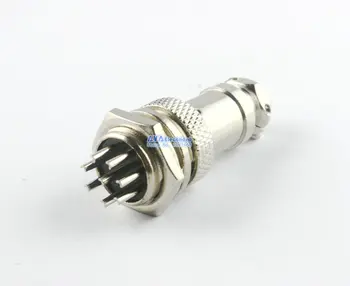 

10 x Aviation Plug 16mm 8 Pins GX16-8 Male Female Panel Metal Wire Connector