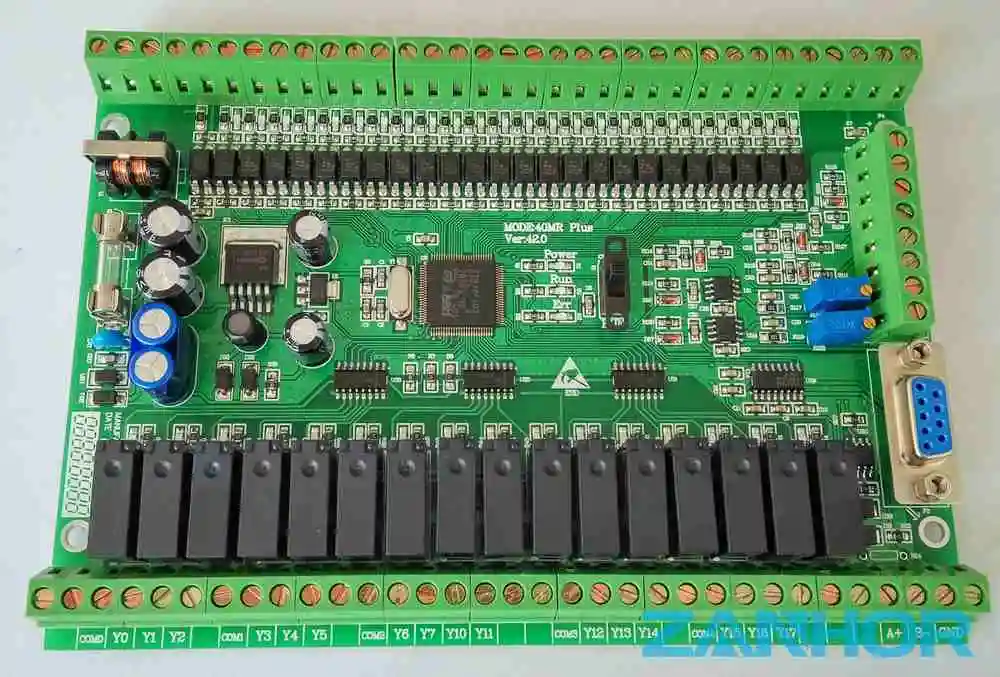 PLC программируемый логический контроллер модуль управления двигателем одноплатный 24 входа 16 релейный выход 4AD 2DA 0~ 10 в онлайн